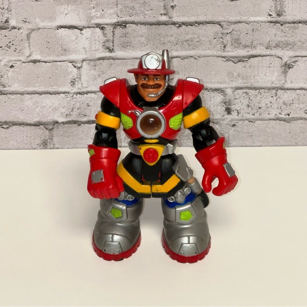 Fisher Price Mattel Rescue Heroes PowerMax Billy Blaze Firefighter 2001